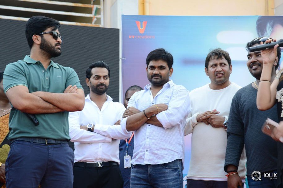 Mahanubhavudu-Title-Song-Lyrical-Video-Launch-at-St-Mary-College